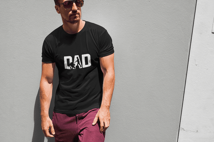 Sweat Dad Is Walking Short-Sleeve Unisex T-Shirt - Image 2