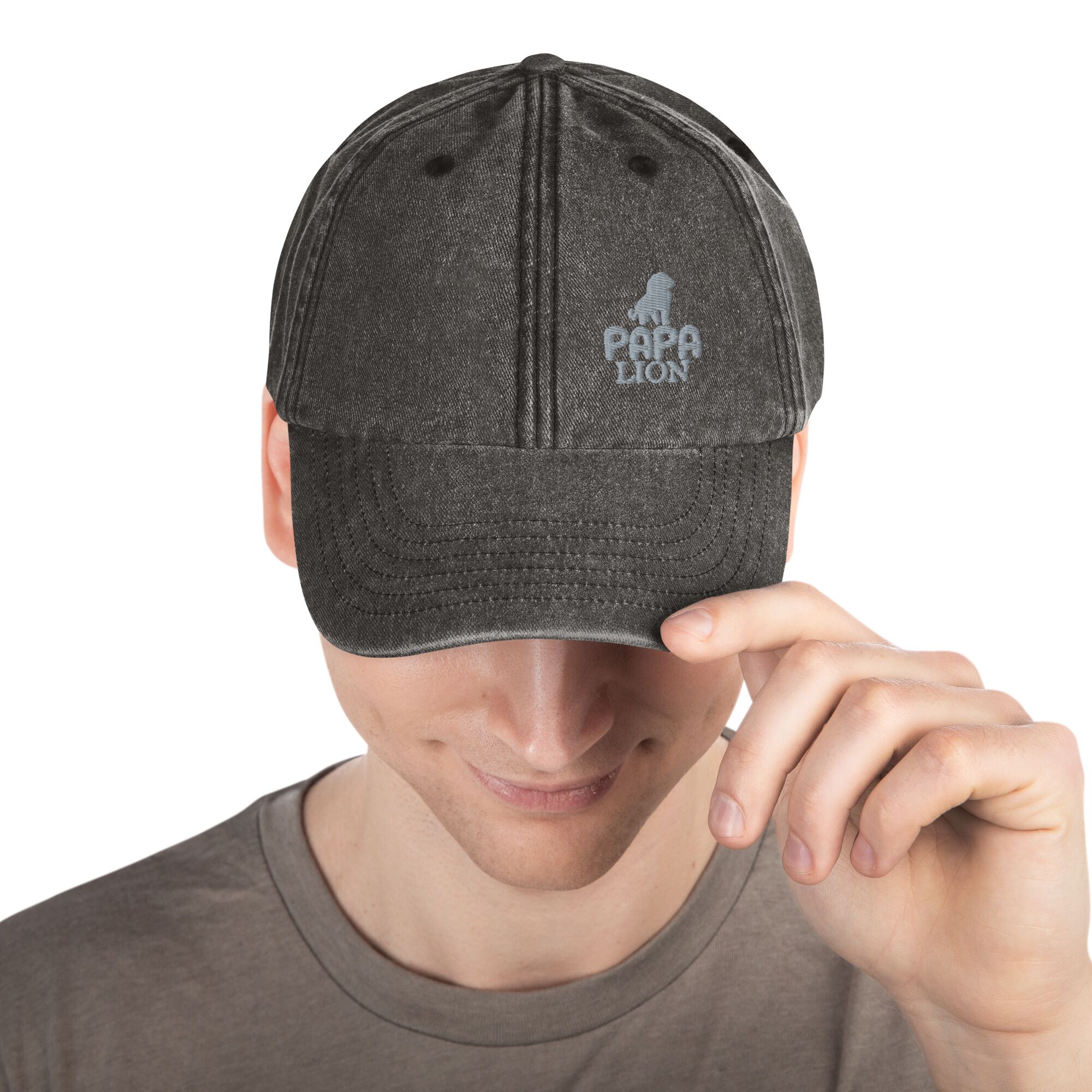Papa Lion Vintage Hat - Image 4
