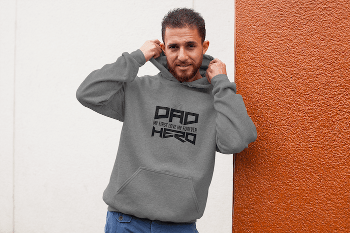 Dad My First Love Unisex Hoodie - Image 2