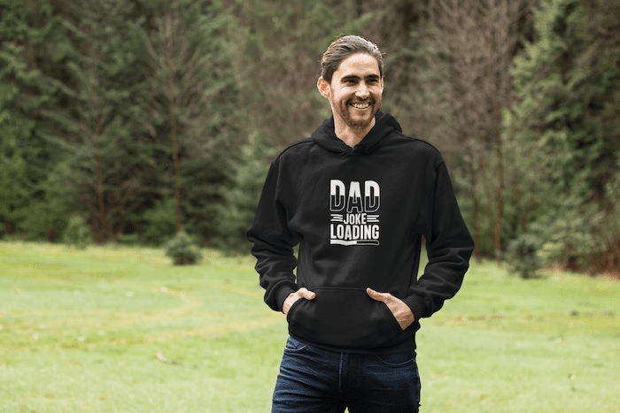 Dad Joke Loading Unisex Hoodie - Image 3