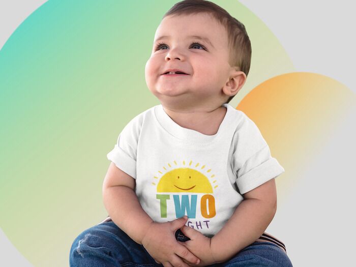 Two Bright Baby Jersey Short Sleeve Tee - Image 2