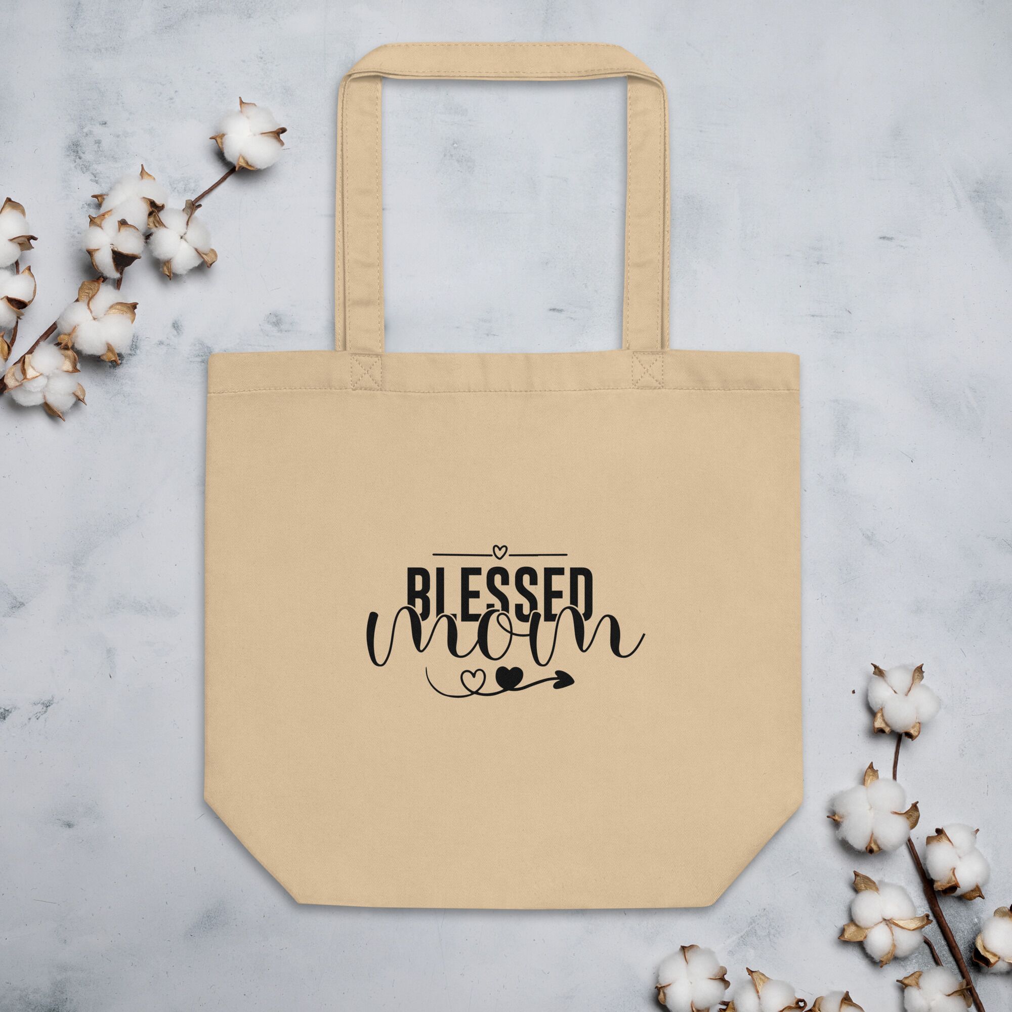 Blessed Mom Eco Tote Bag - Image 2