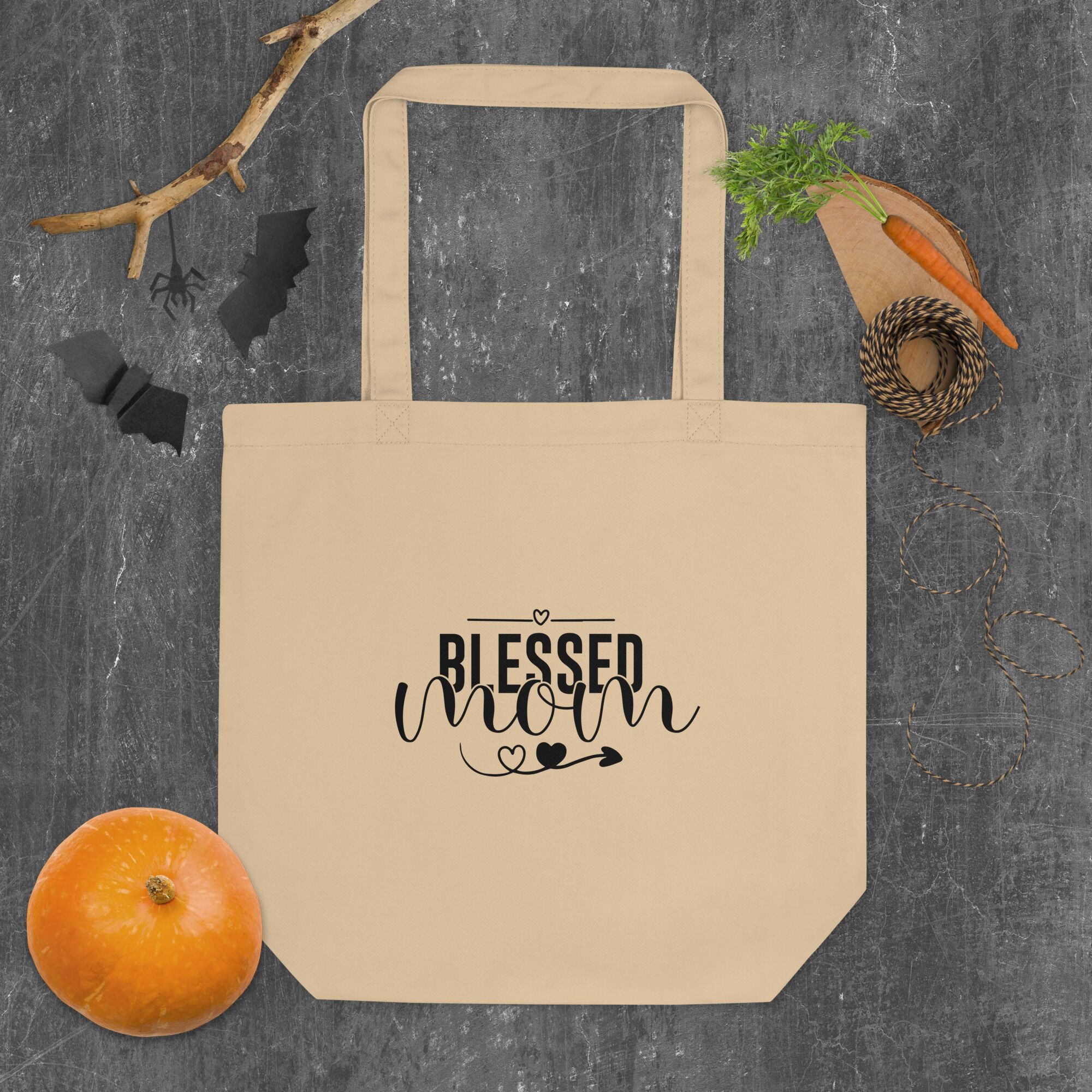Blessed Mom Eco Tote Bag - Image 3