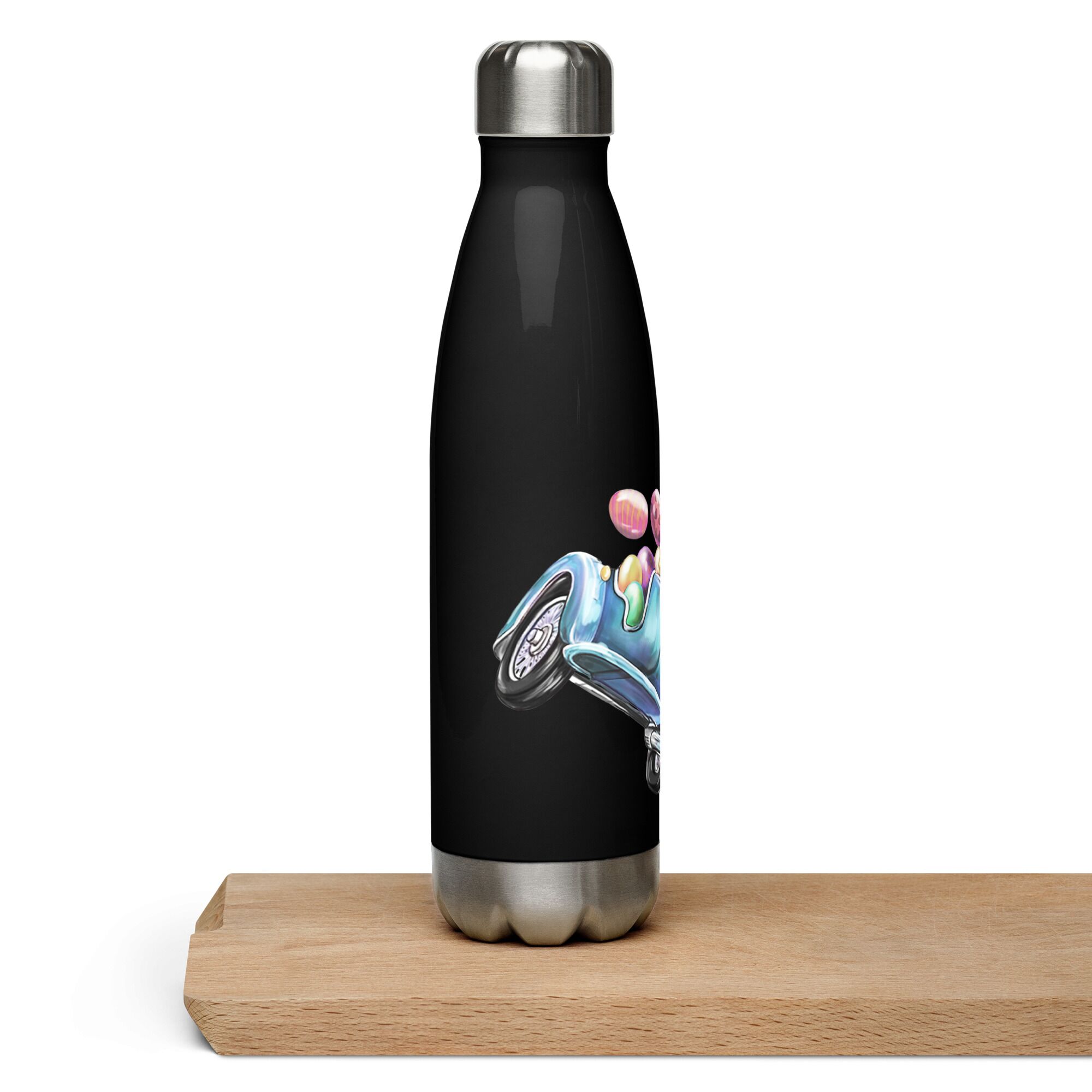 Rabbit Riding Motocycle Stainless Steel Water Bottle - Image 8