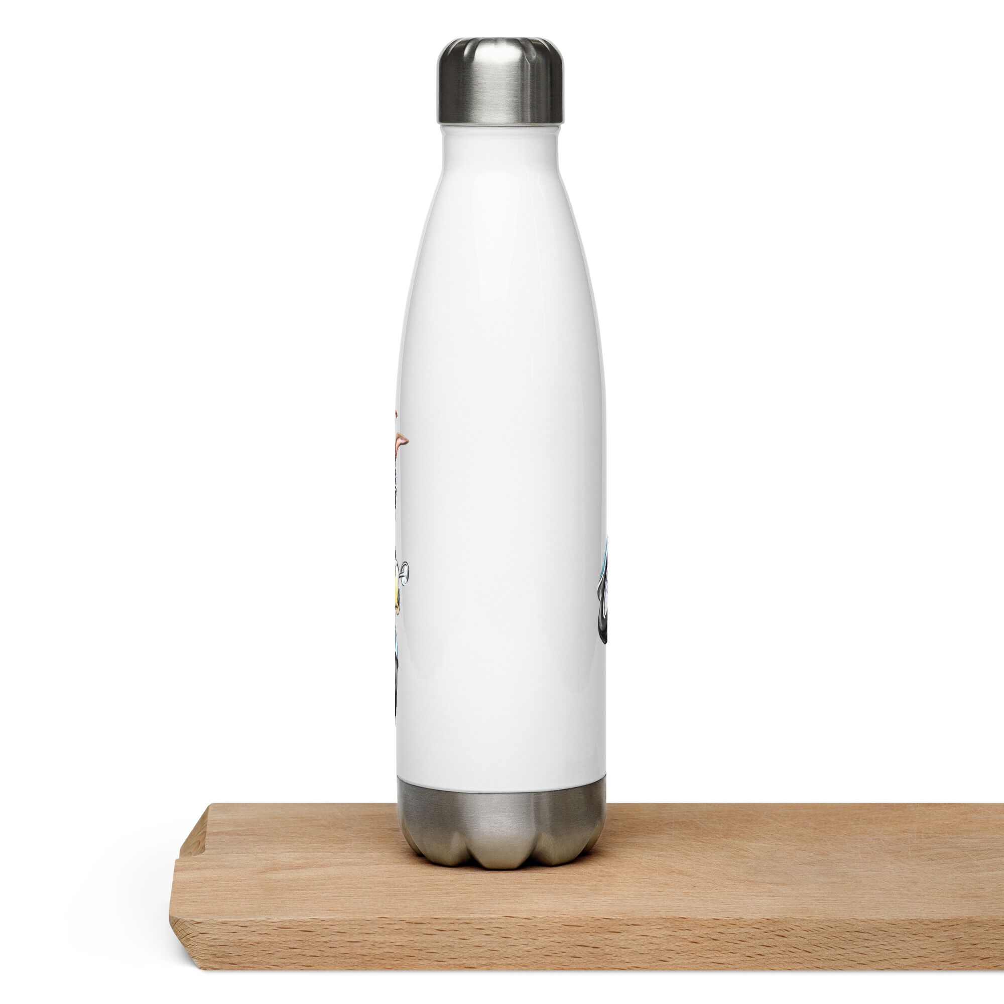Rabbit Riding Motocycle Stainless Steel Water Bottle - Image 13
