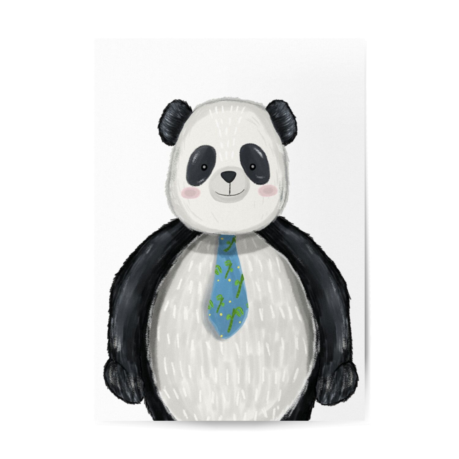 Papa Bear Portrait Premium Matte Paper Poster