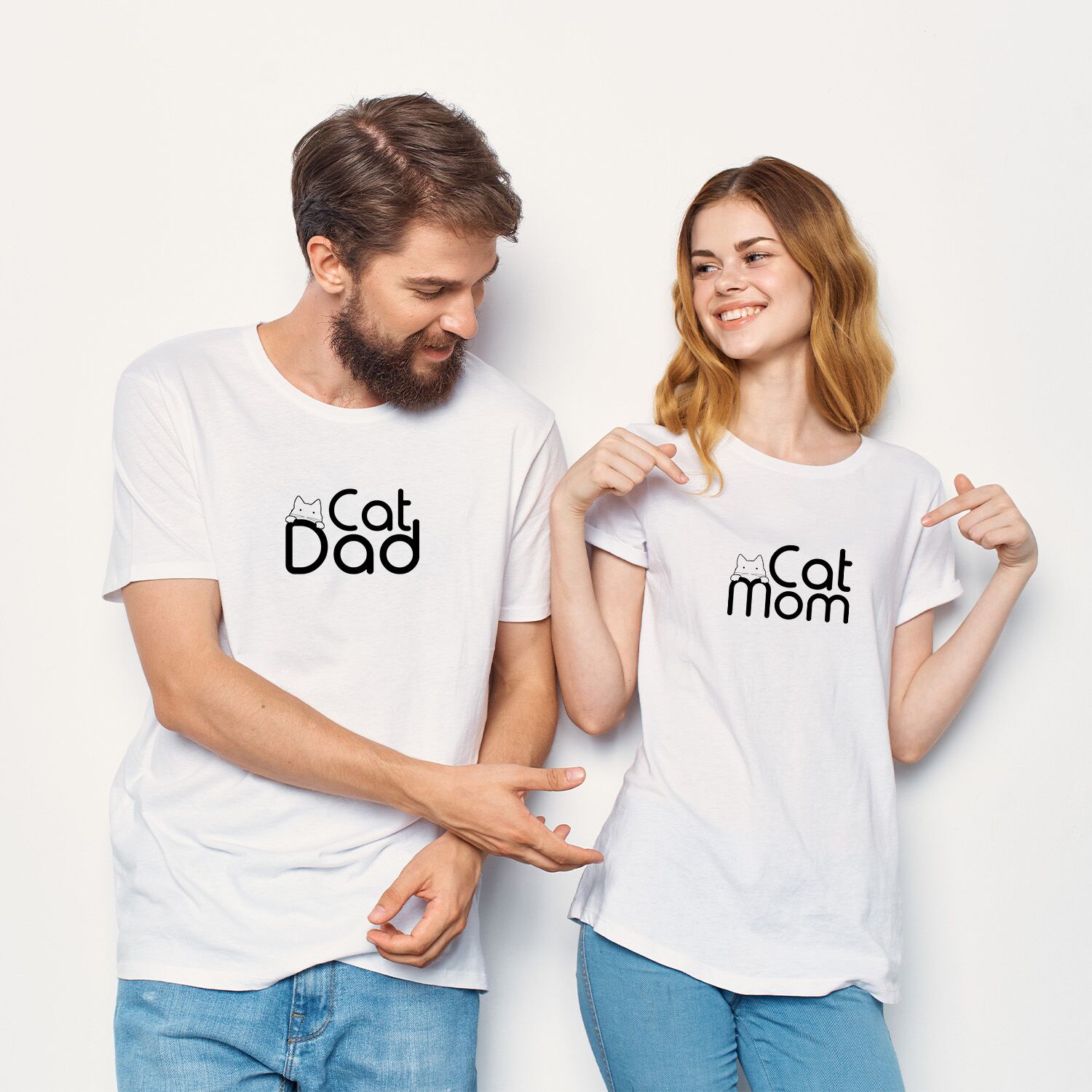 Cat Dad Best Design For Cat Lovers Short-Sleeve Unisex T-Shirt - Image 3