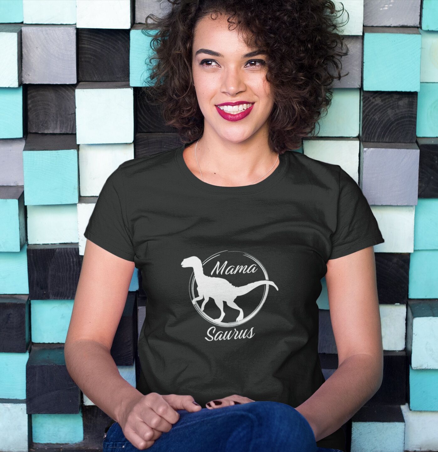Saurus Mama Short-Sleeve Unisex T-Shirt - Image 3