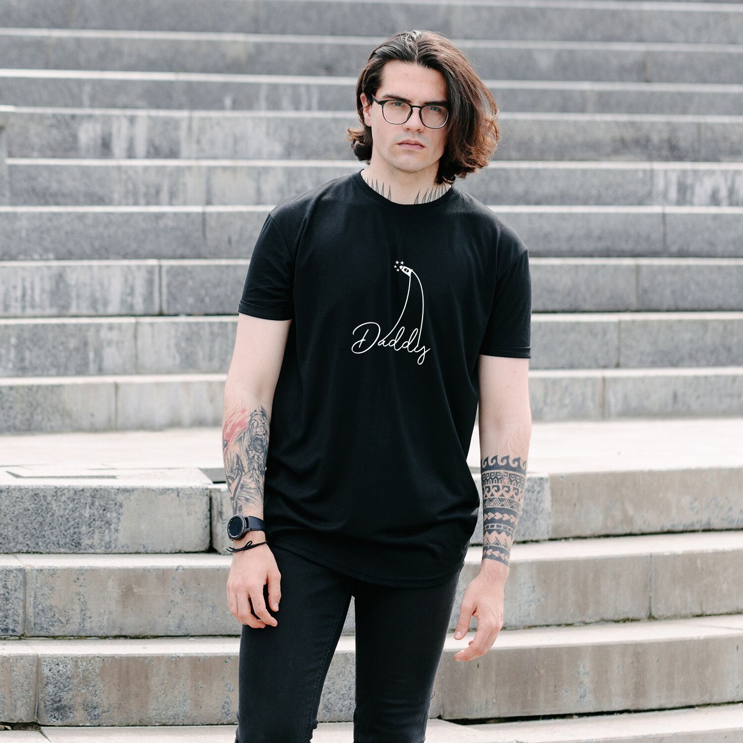 Rocket Cool Dad Short-Sleeve Unisex T-Shirt - Image 2