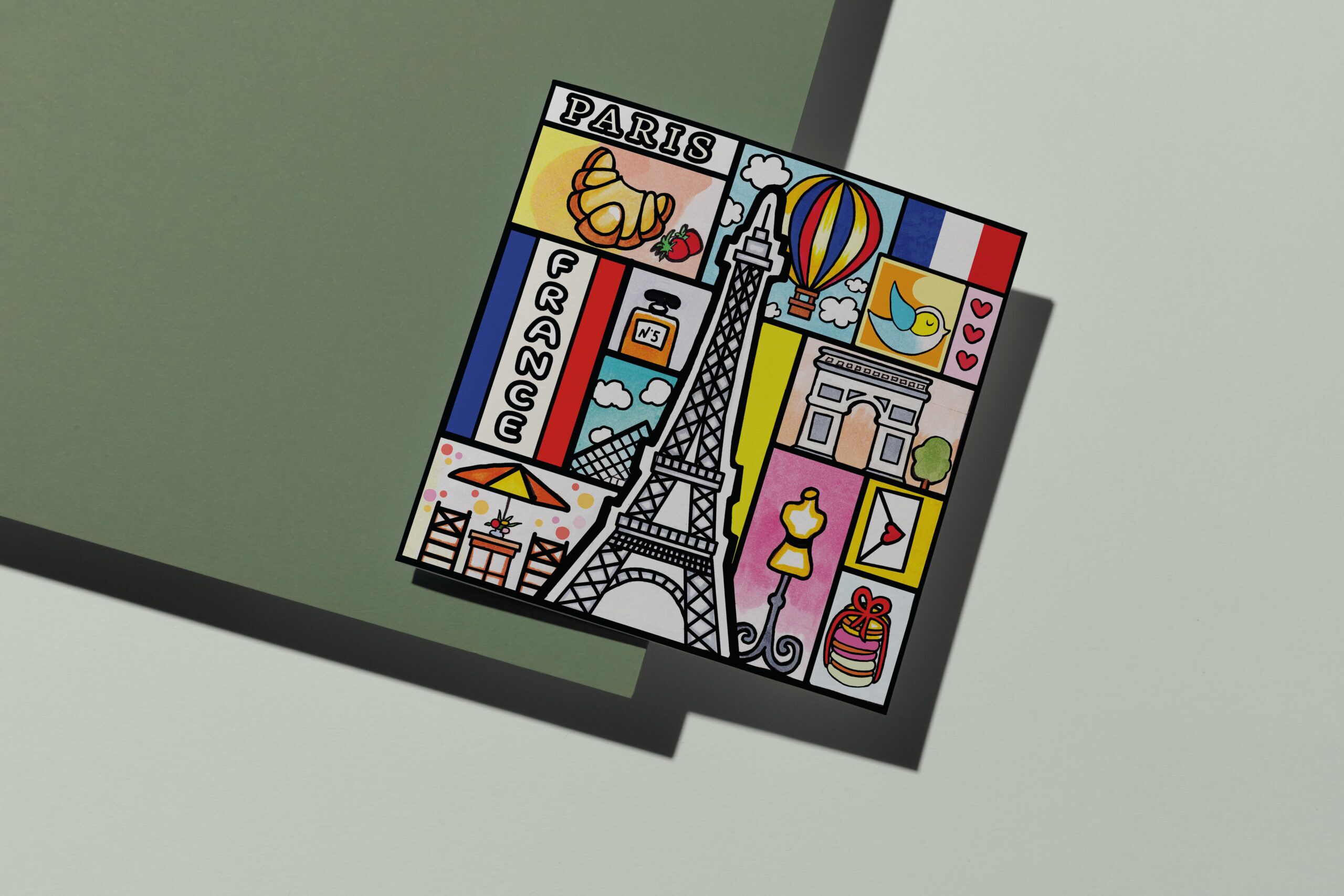 Paris France Premium Matte Paper Metal Framed Poster - Image 4