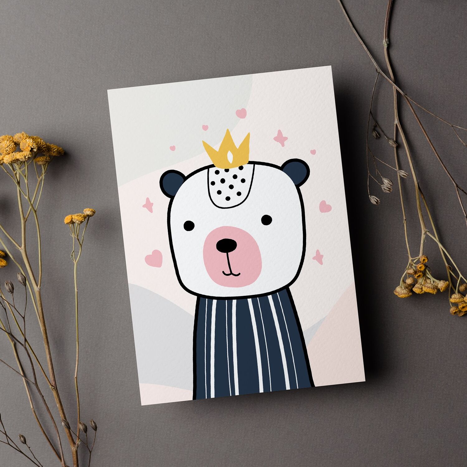 Bear Premium Matte Paper Wooden Framed Poster - Image 4