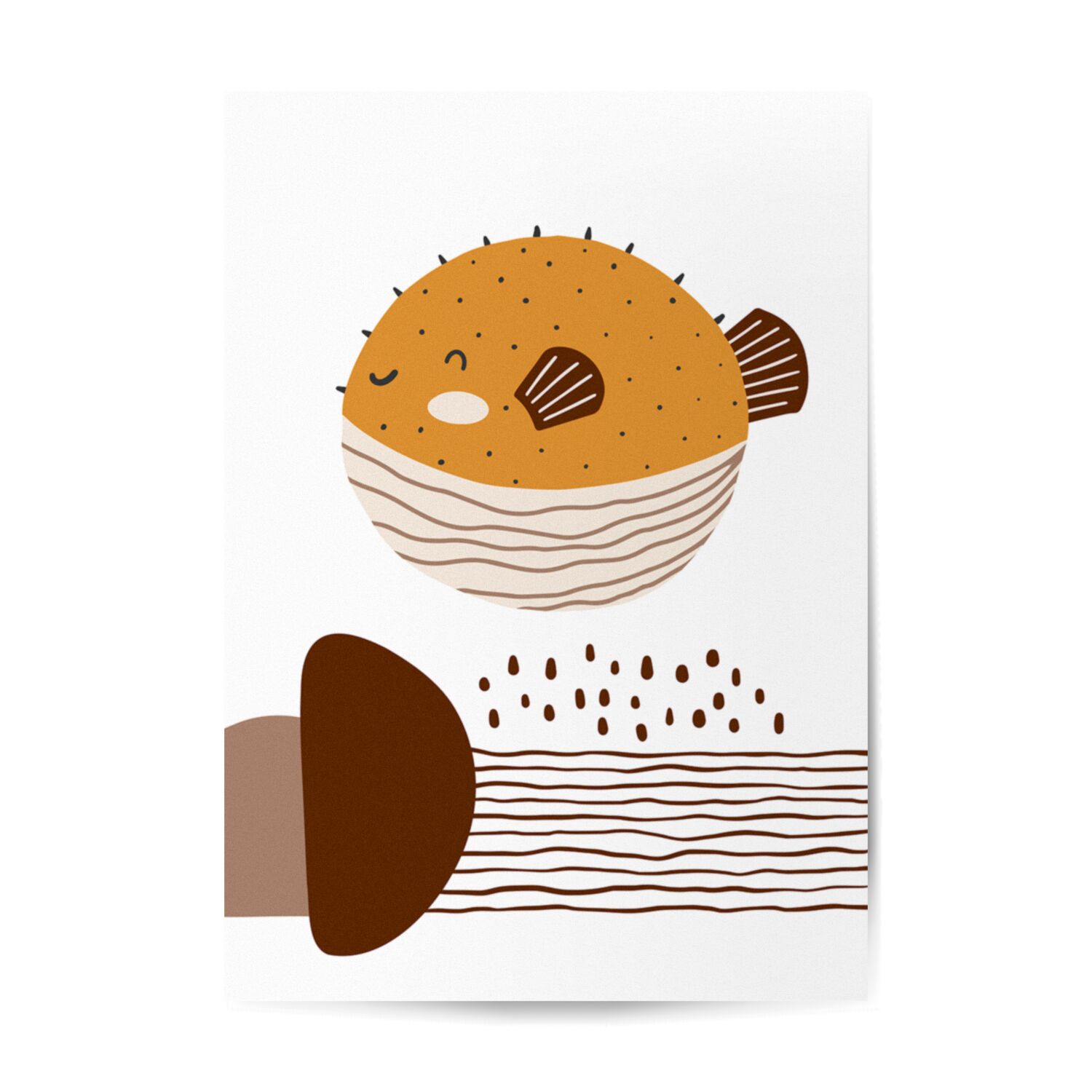 Boho Fish Premium Matte Paper Poster