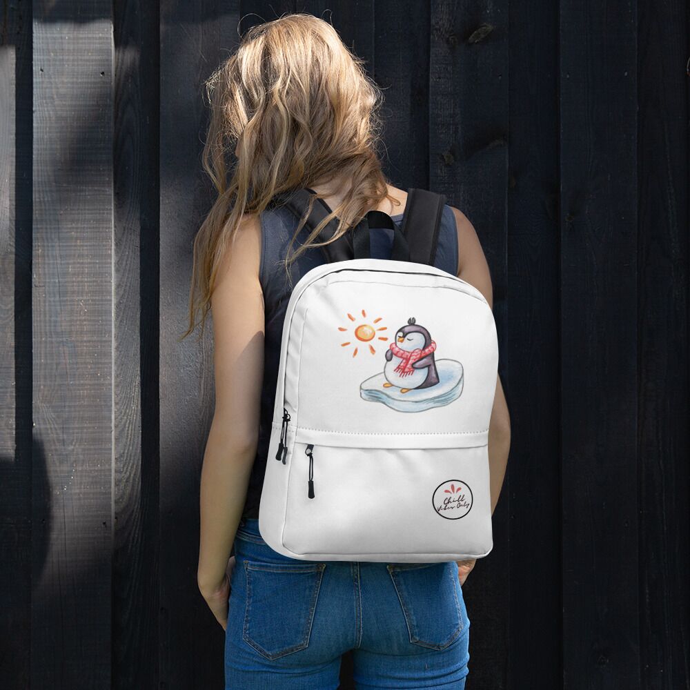 Penguin Chill Vibes Best Backpack For Kids - Image 4