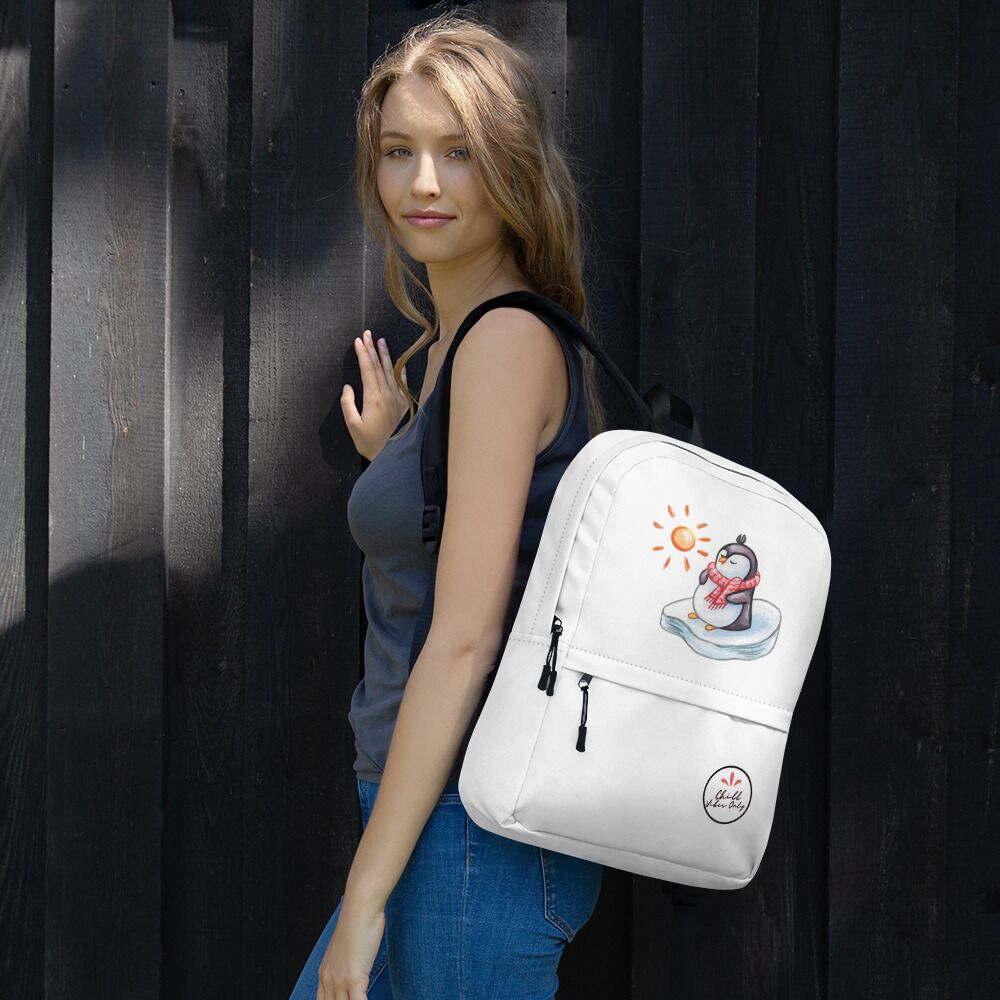 Penguin Chill Vibes Best Backpack For Kids - Image 2