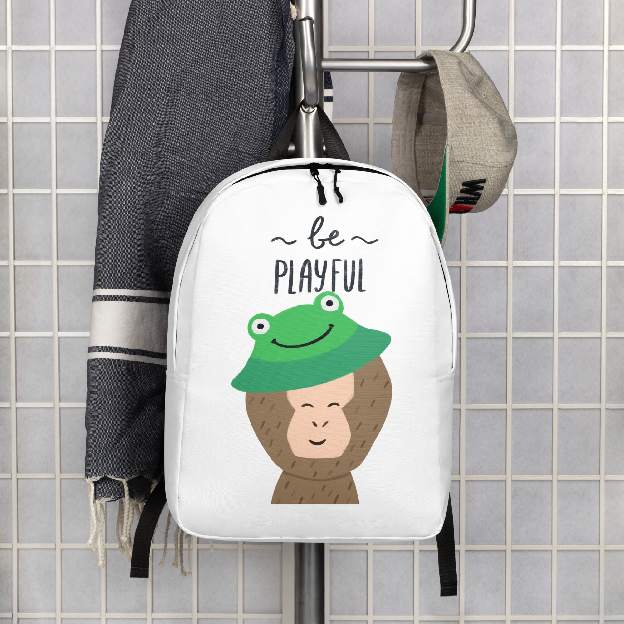 Be Playful Like Monkeys Minimalist Backpack - Image 5