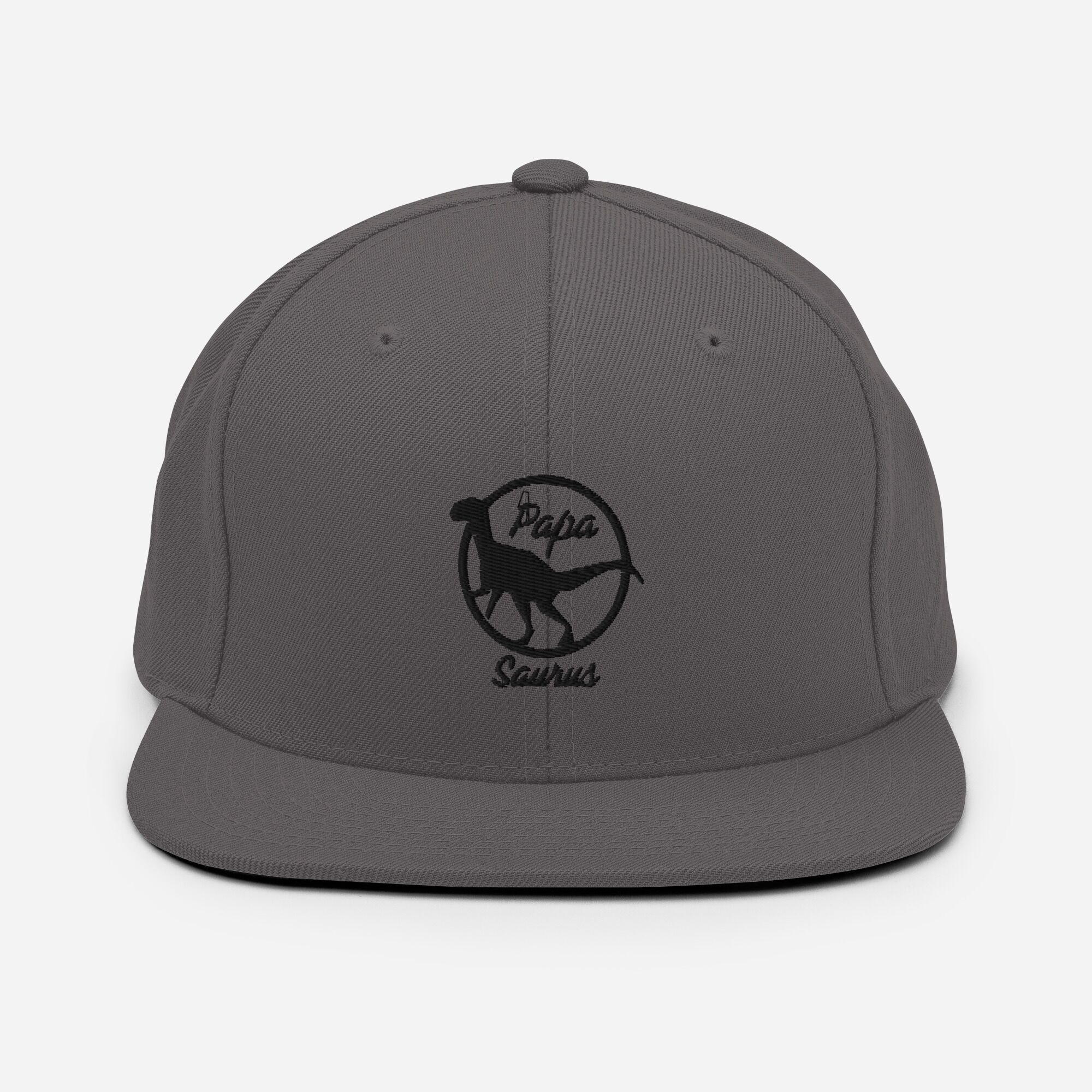Papa Saurus Snapback Hat - Image 6