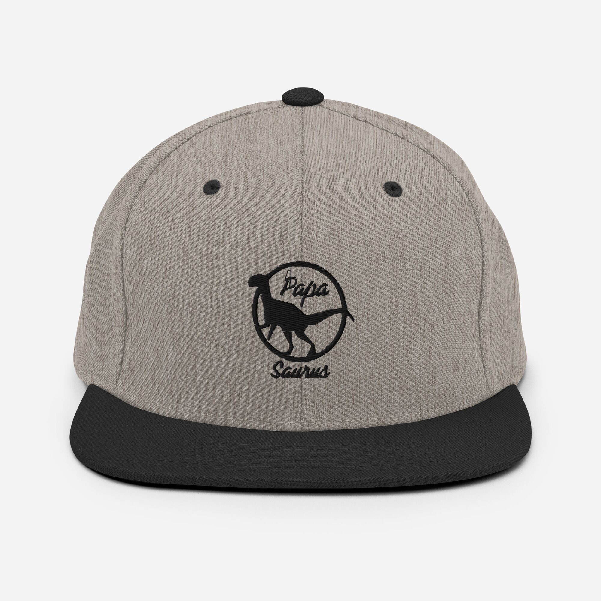 Papa Saurus Snapback Hat - Image 8