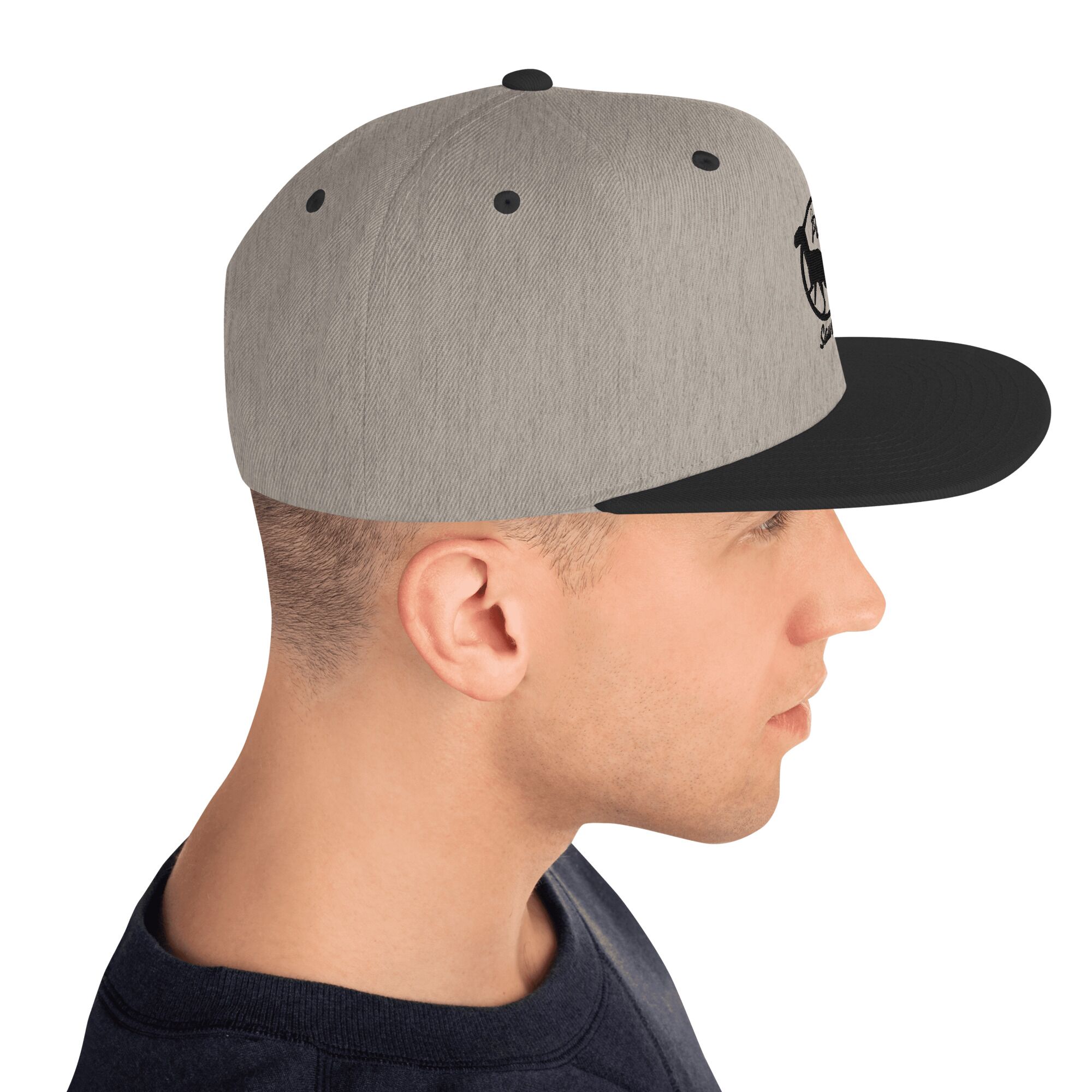 Papa Saurus Snapback Hat - Image 4