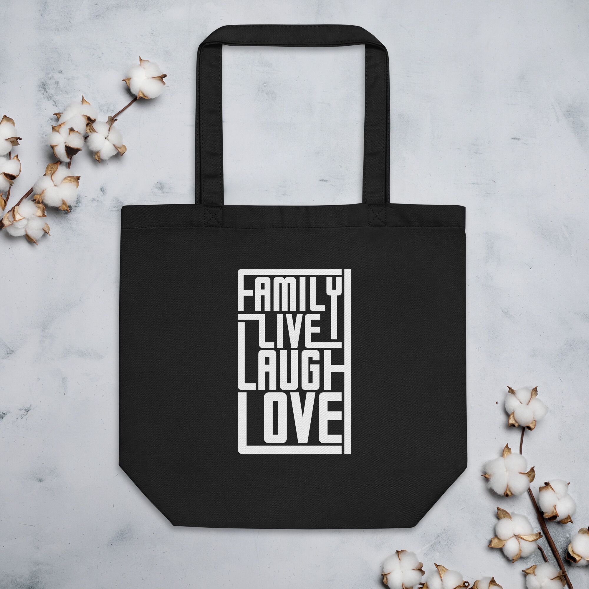 Family Of Love And Laugh Eco Tote Bag - Image 5