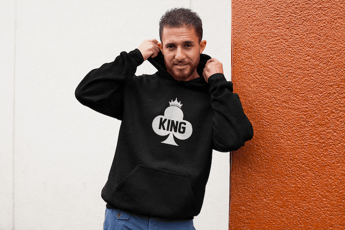 King Cool Poke Vector Unisex Hoodie - Image 2