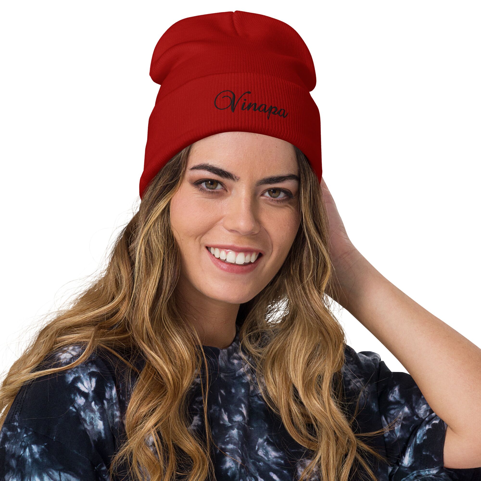 Vinapa Custom Logo Elegant Embroidered Beanie For Dad And Mom - Image 2