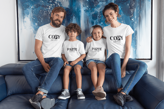 Copy And Paste Collection Short-Sleeve Unisex T-Shirt - Image 2