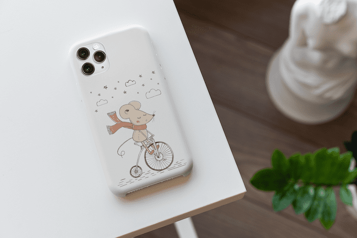 Mouse Is Riding A Bicycle Touch Case - Image 4