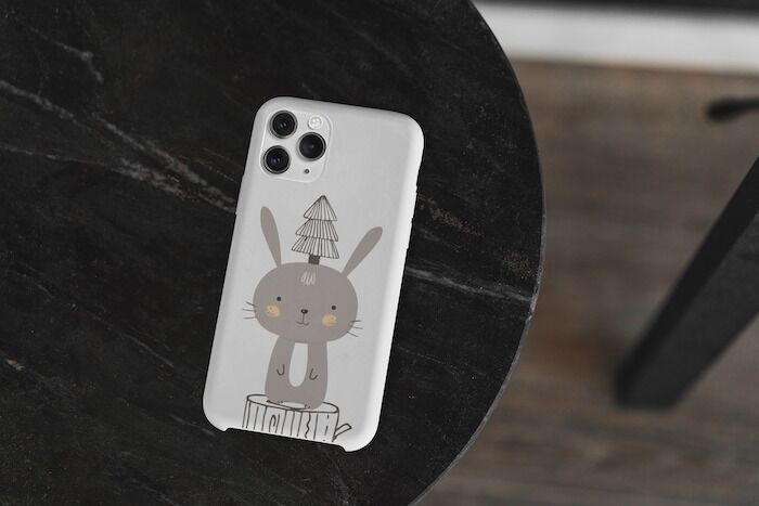 Cute Rabbit Sitting On A Pine Tree Touch Case - Image 5