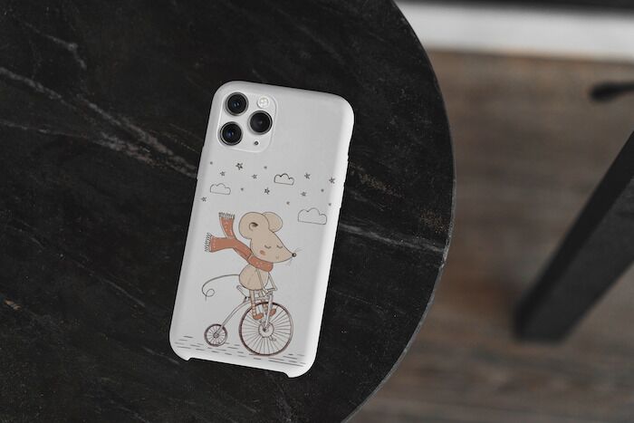 Mouse Is Riding A Bicycle Touch Case - Image 5