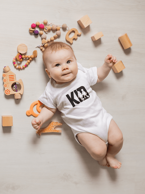 Kid Organic Cotton Baby Bodysuit - Image 3