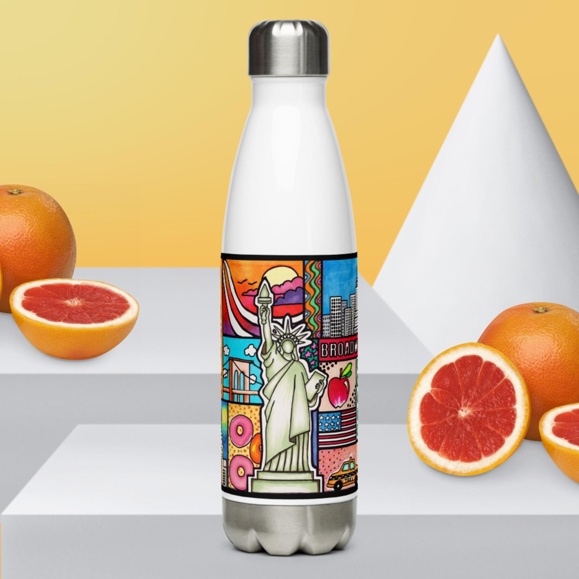 New York Stainless Steel Water Bottle
