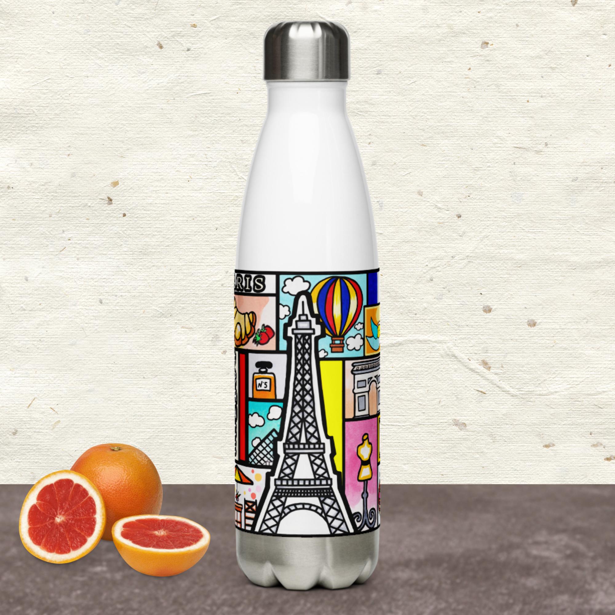 Paris Stainless Steel Water Bottle