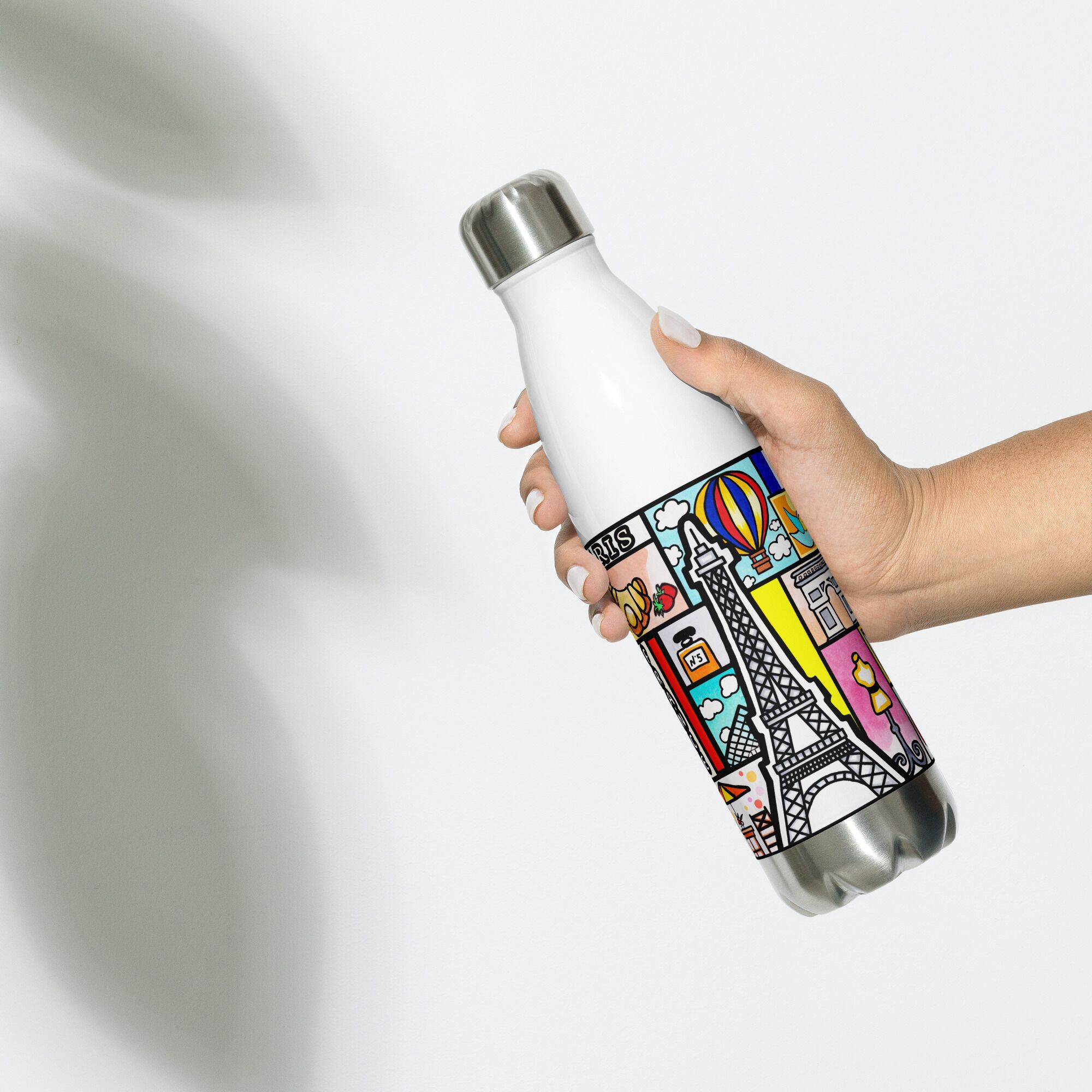 Paris Stainless Steel Water Bottle - Image 3