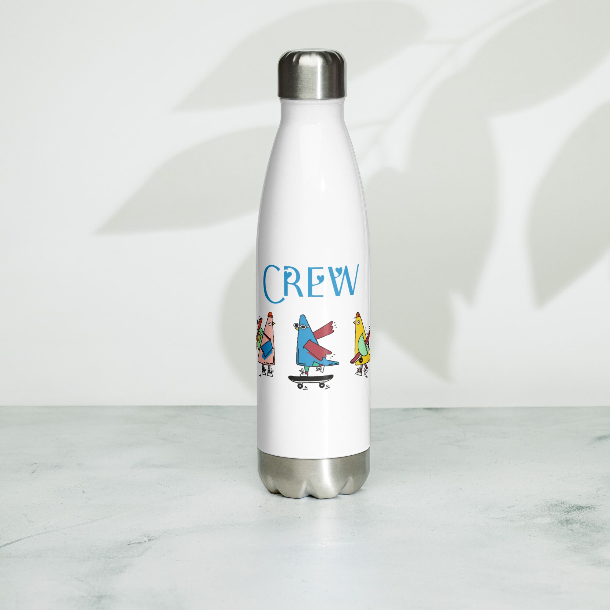 Crew Funny Chicken Stainless Steel Water Bottle - Image 5