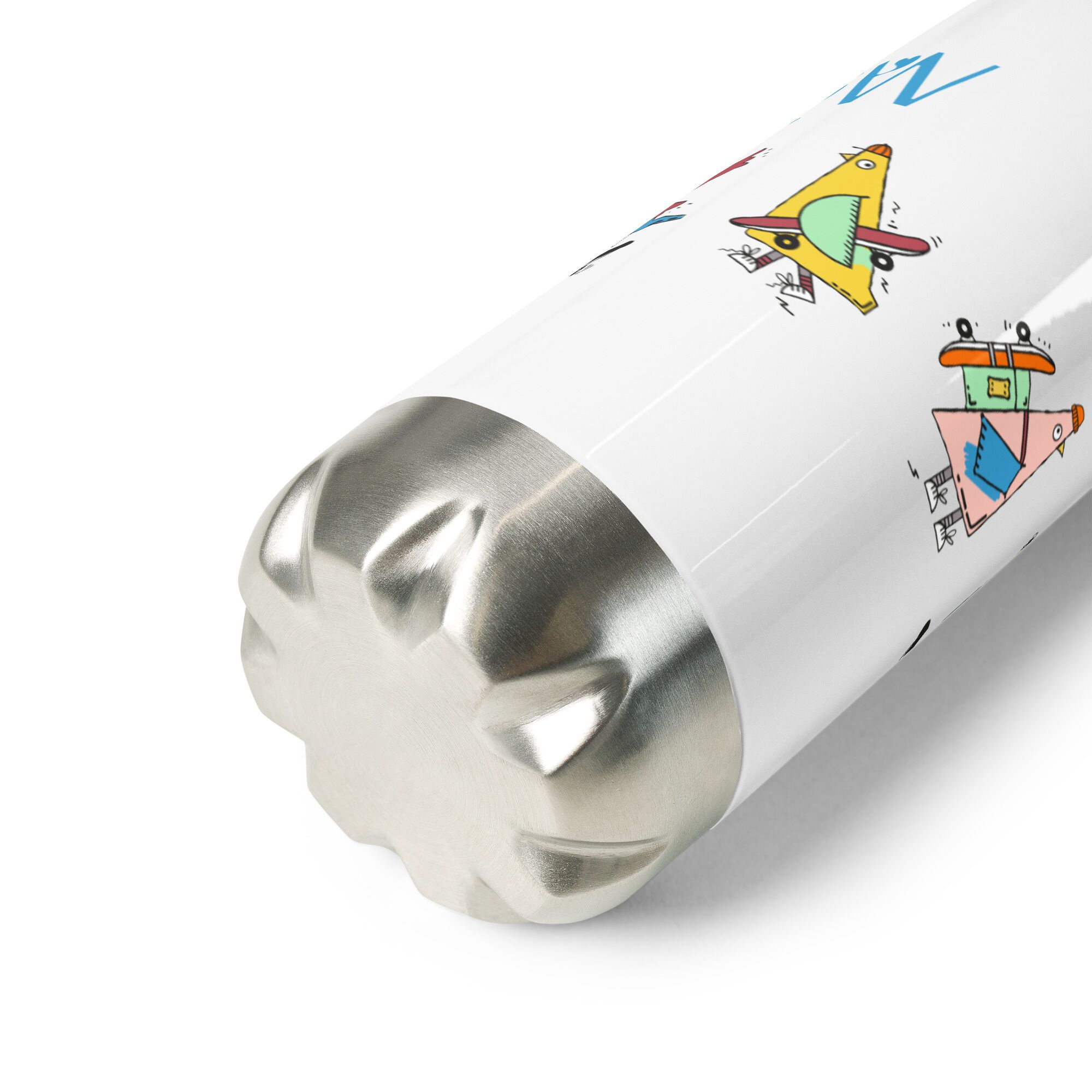 Crew Funny Chicken Stainless Steel Water Bottle - Image 6