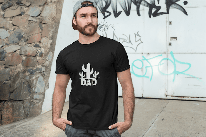 Cactus Dad Cool Design Short-Sleeve Unisex T-Shirt - Image 5