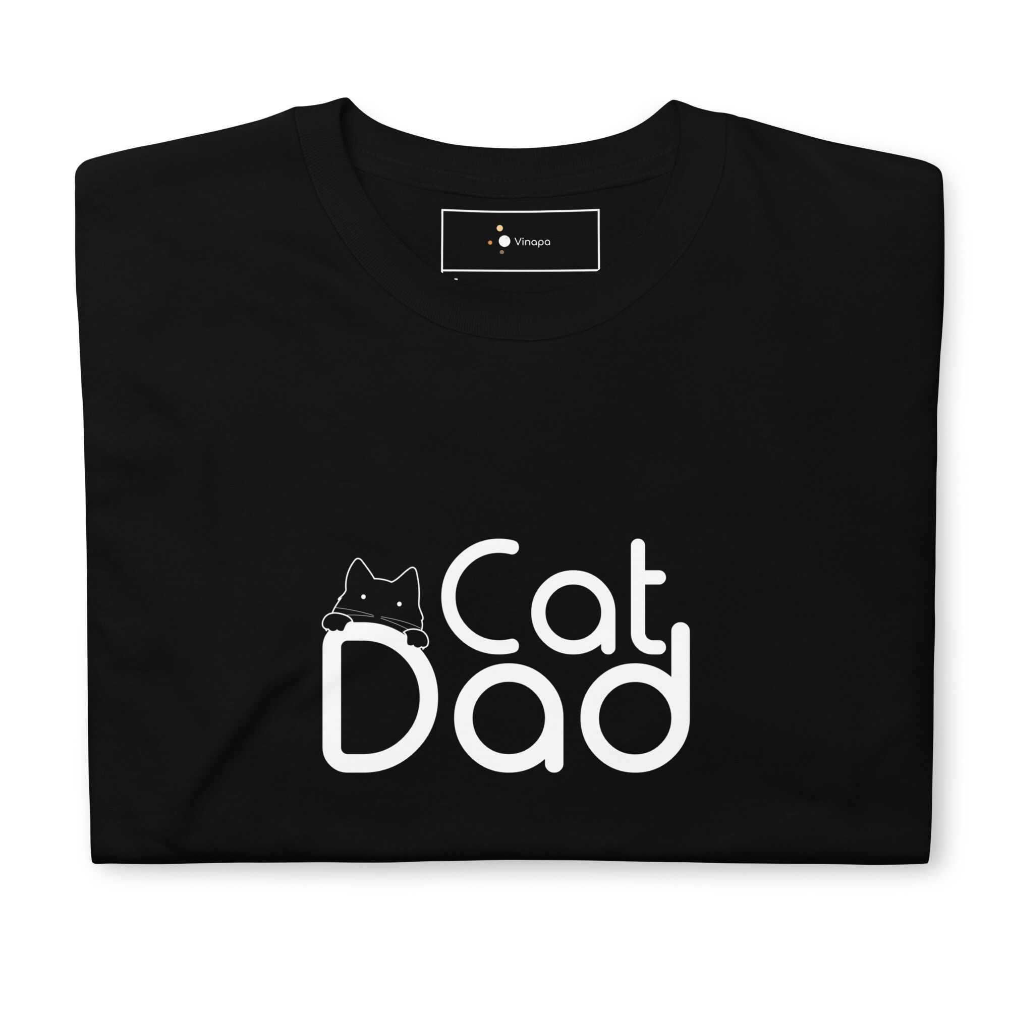 Cat Dad Best Design For Cat Lovers Short-Sleeve Unisex T-Shirt - Image 6