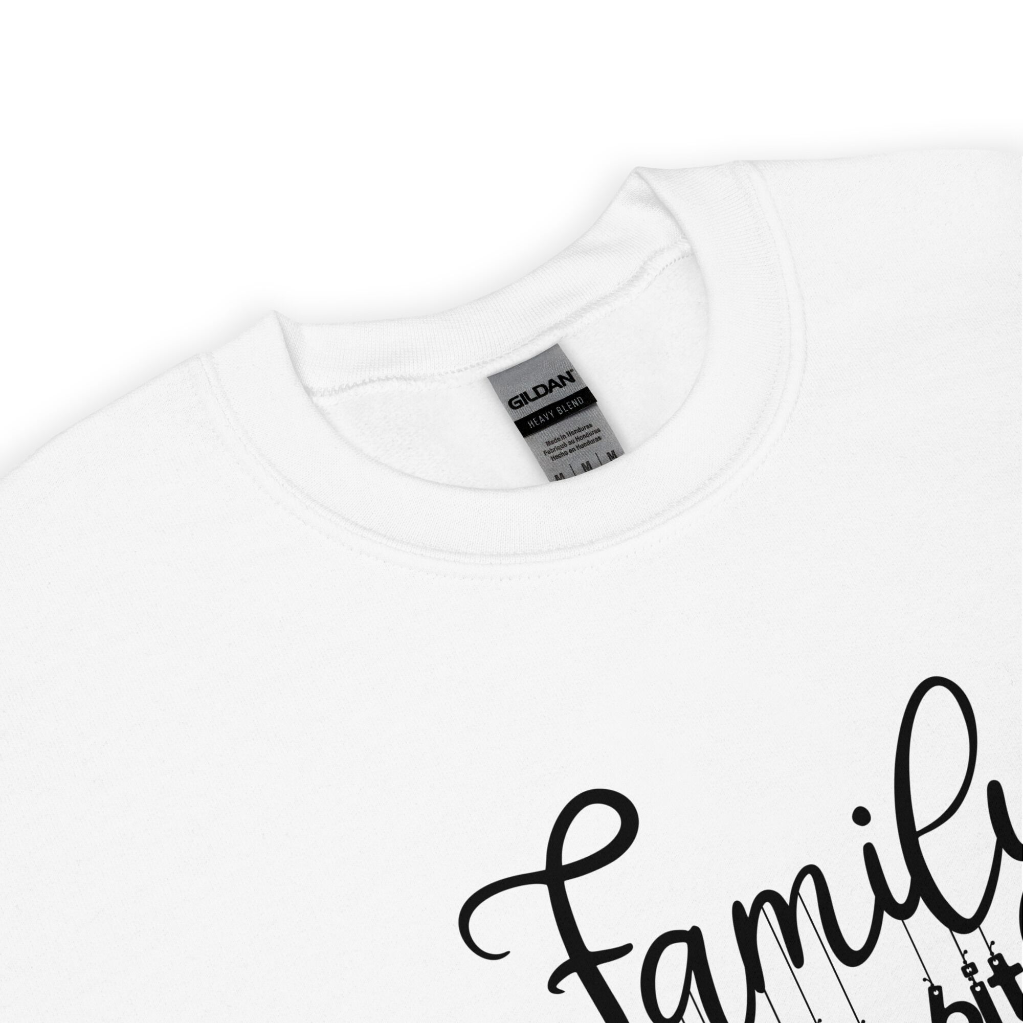 Family With A Bit Crazy Unisex Sweatshirt - Image 5