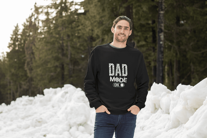 Dad Mode On Unisex Premium Sweatshirt